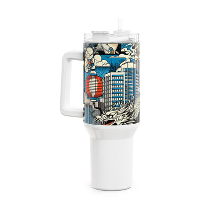 Cartoon - Stanley cup | Geeky Cartoon Tumbler for Anime Fans | Colorful Drinkware - custom-made. limited stock. Order yours now and stand out with this exclusive piece!