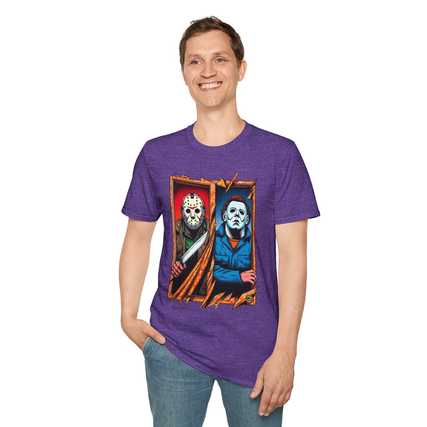 Michael Myers Vintage Tee | Jason Voorhees Funny Picnic Scene