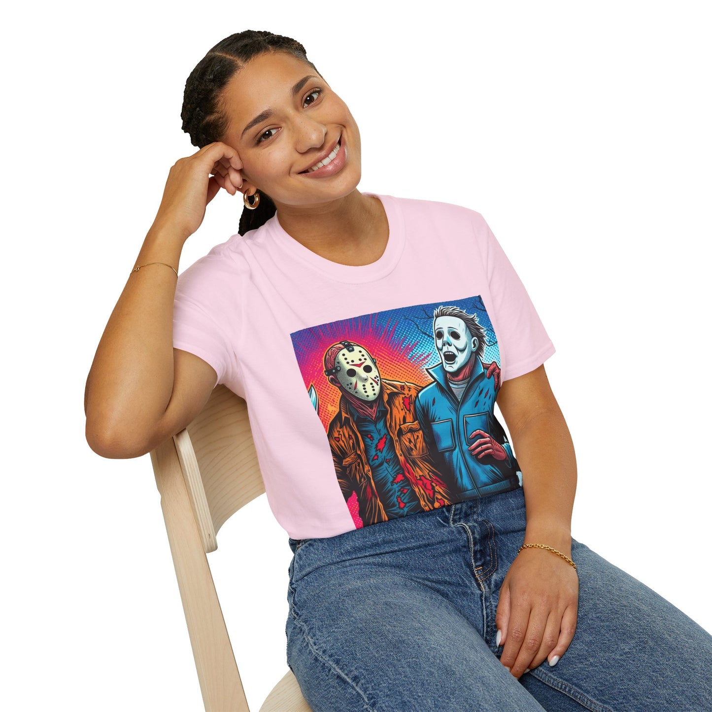 Jason Voorhees & Michael Myers Shirt | Funny Vintage Halloween Tee