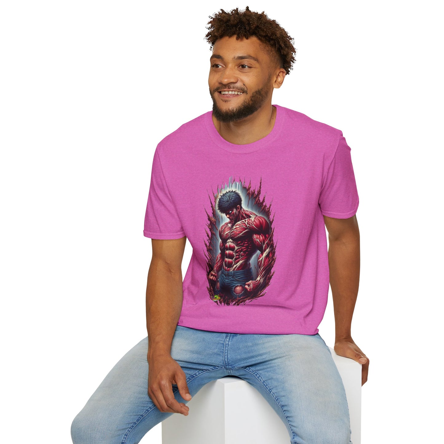 UFC T Shirt | Unleash Fierce Confidence | UFC Tee with Baki Anime Influence for Gym Lovers