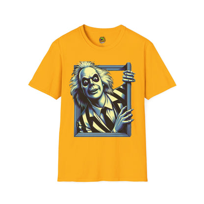 Graphic - Beetlejuice Shirt | Halloween Horror Comedy Tee | Classic Beetlejuice Graphic T-Shirt | Fun Halloween Clothing - premium material. perfect gift idea. Order yours now and stand out with this exclusive piece!