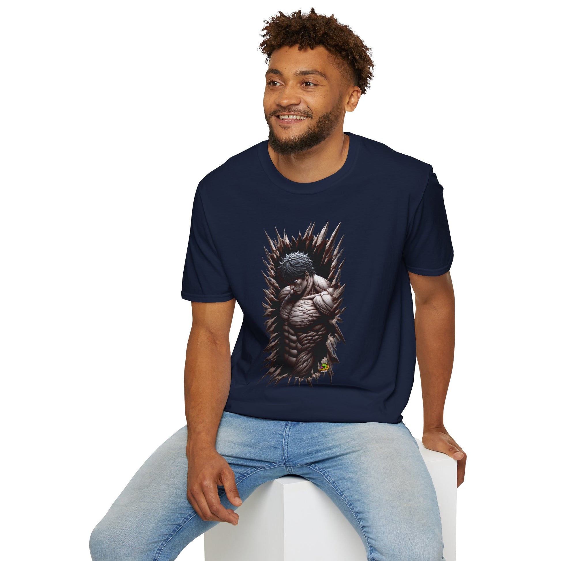 spooky season fashion - UFC T Shirt | Unleash Fierce Confidence | UFC Tee with Baki Anime Power for Fitness Enthusiasts - limited edition. spooky season t-shirt with unique flair. Order yours now and stand out with this exclusive piece!