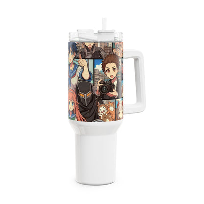 Cartoon - Stanley Tumbler | Geek and Gamer Drinkware for Anime Fans | Colorful Cartoon Tumbler - custom-made. perfect gift idea. Order yours now and stand out with this exclusive piece!