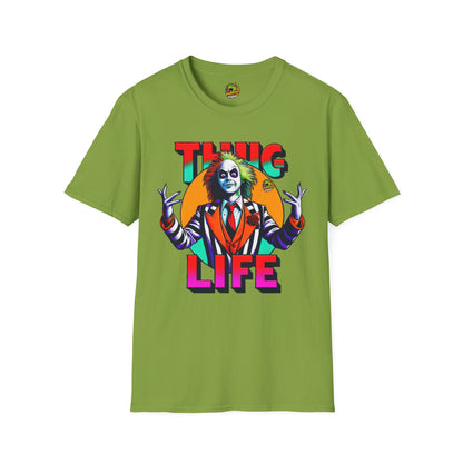 Beetlejuice - Beetlejuice Shirt | Thug Life Halloween T-Shirt | Creepy Beetlejuice Graphic Tee - custom-made. perfect gift idea. Order yours now and stand out with this exclusive piece!