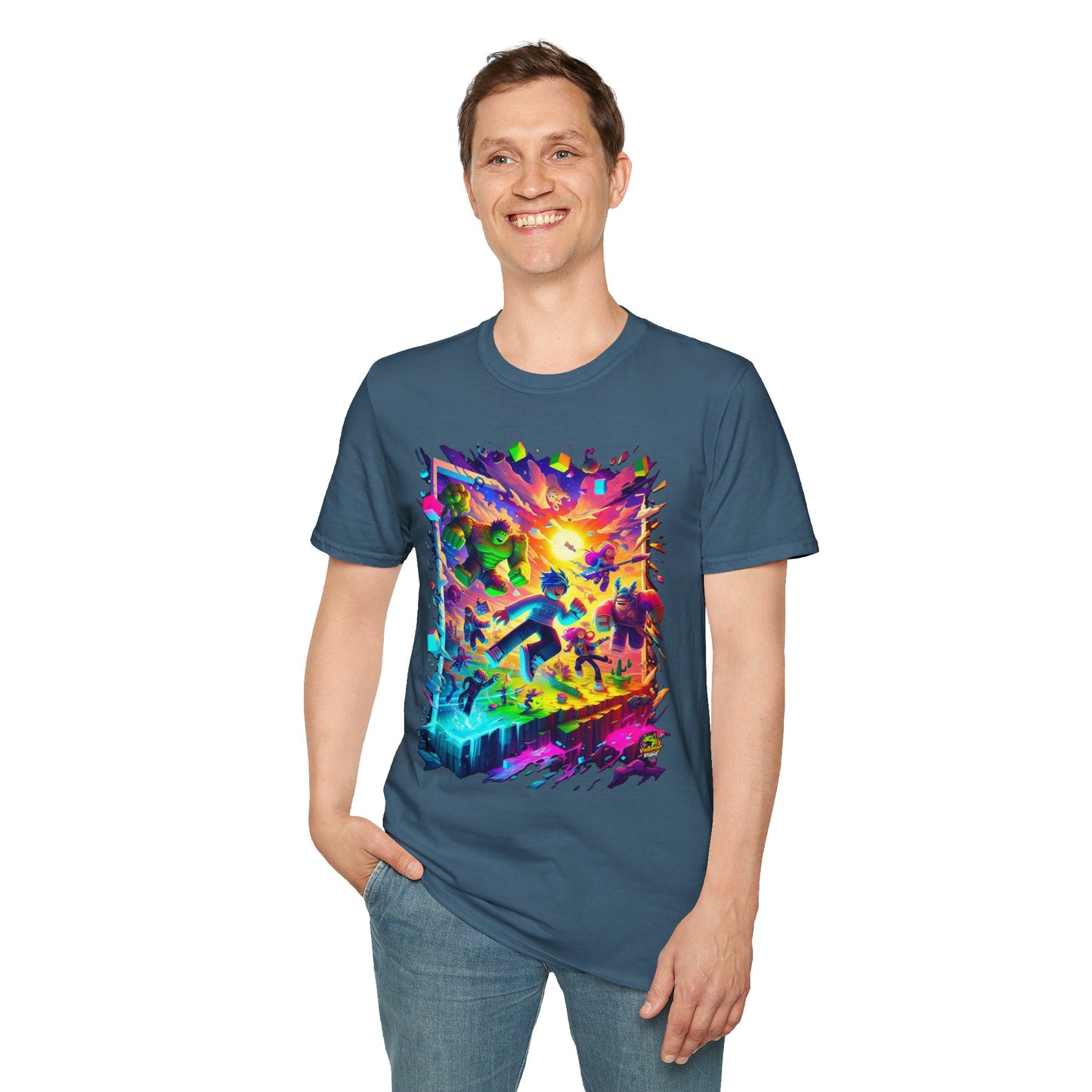 Unique Roblox T-Shirt for Boys & Girls | Roblox Gamer Shirt | Roblox Clothing for Kids | Roblox Avatar Graphic Tee