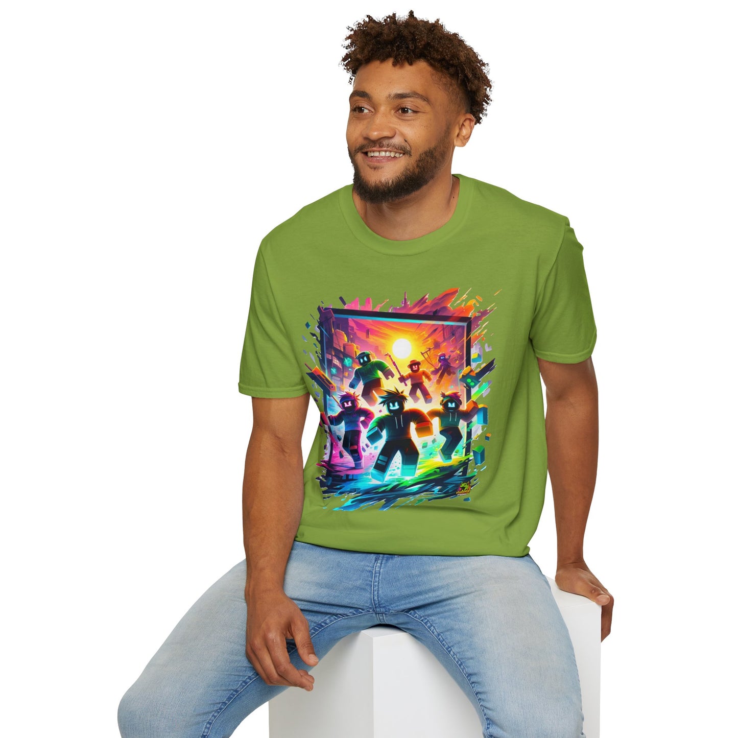 Roblox Adventure T-Shirt for Boys & Girls | Roblox Graphic Tee | Roblox Kids Clothing | Great Roblox Gift