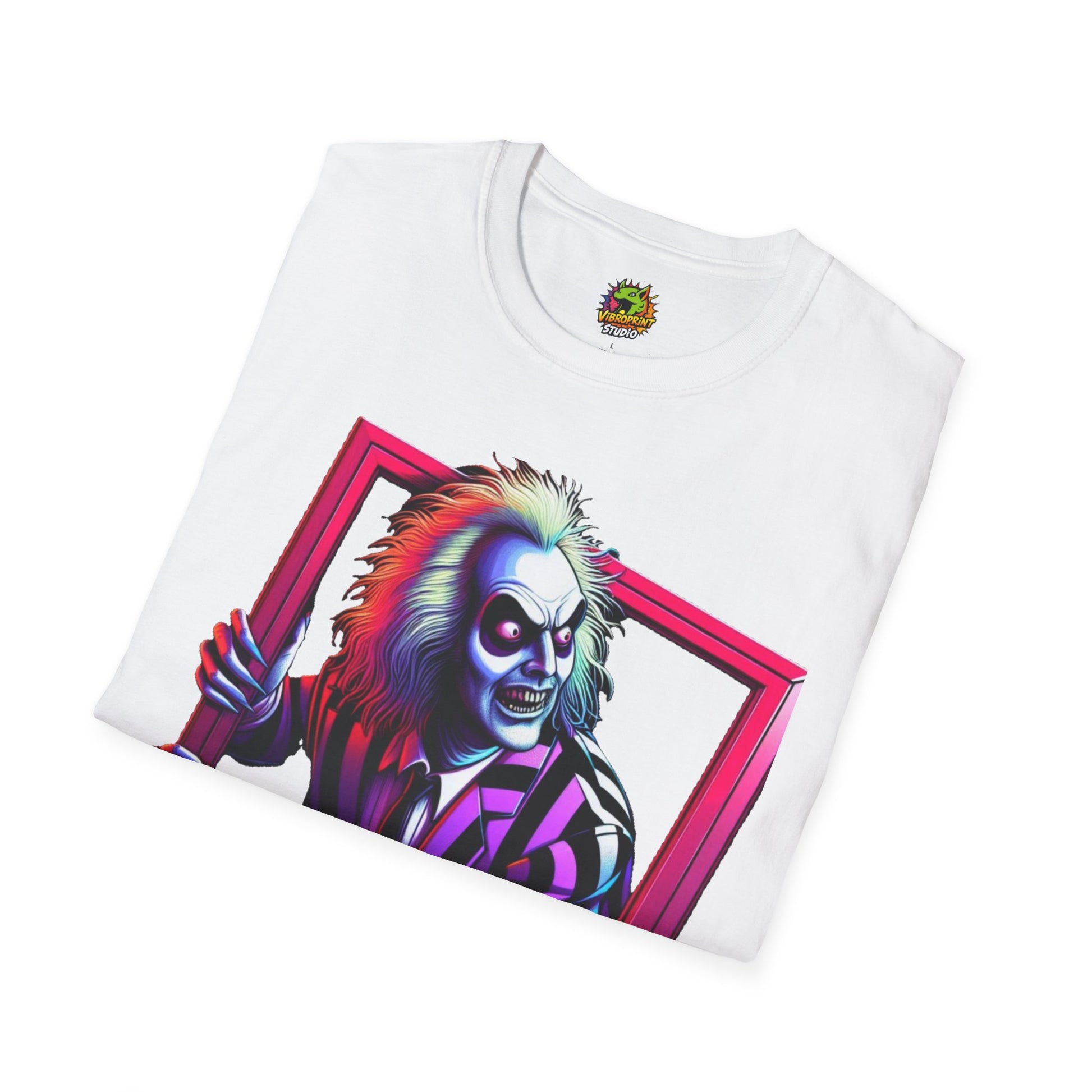 | - Beetlejuice Shirt | Classic Beetlejuice Tee | Creepy Beetlejuice Tee | Beetlejuice Movie Merch - premium material. limited stock. Order yours now and stand out with this exclusive piece!