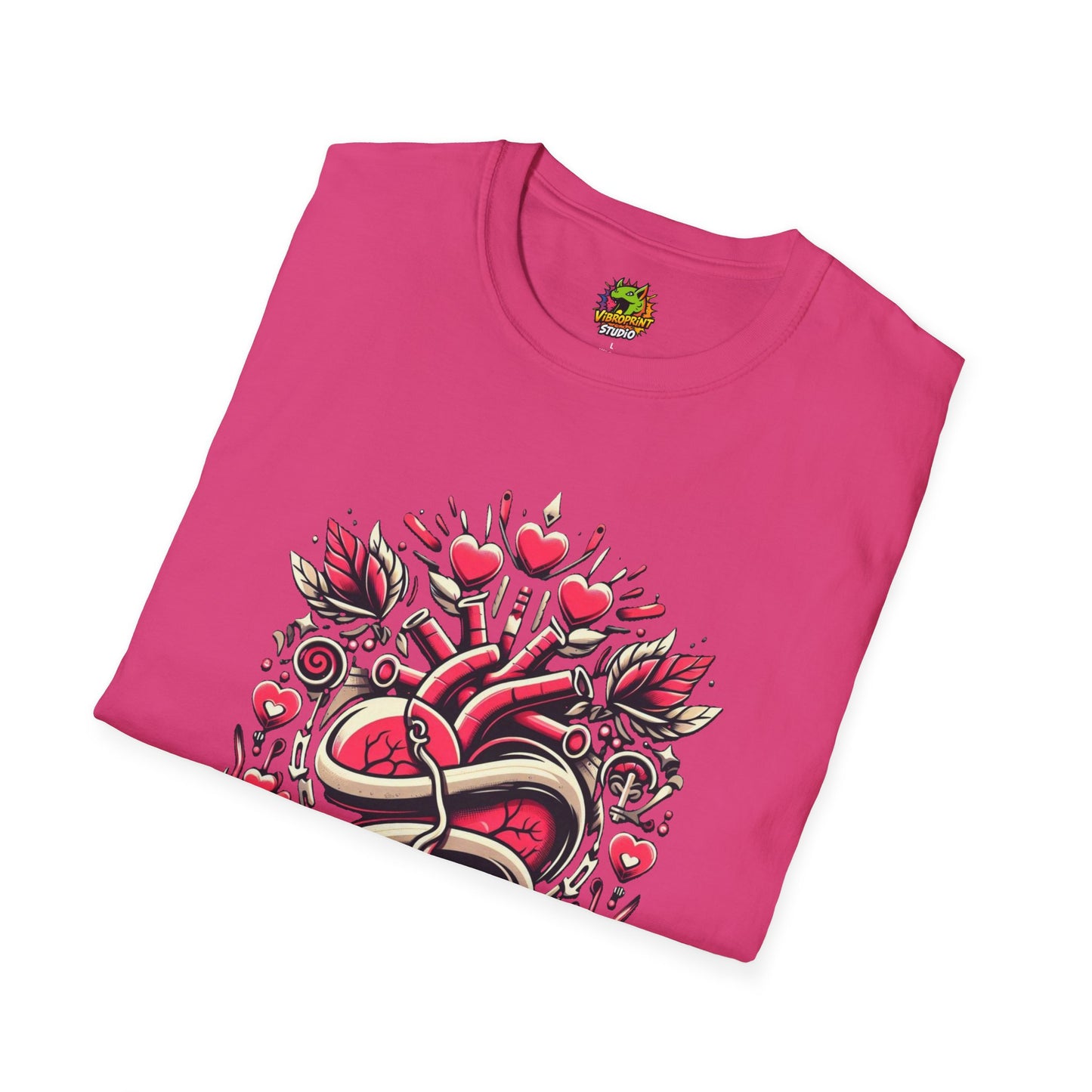 Red Valentine's Day Soft T-Shirt - Unisex Gift Tee