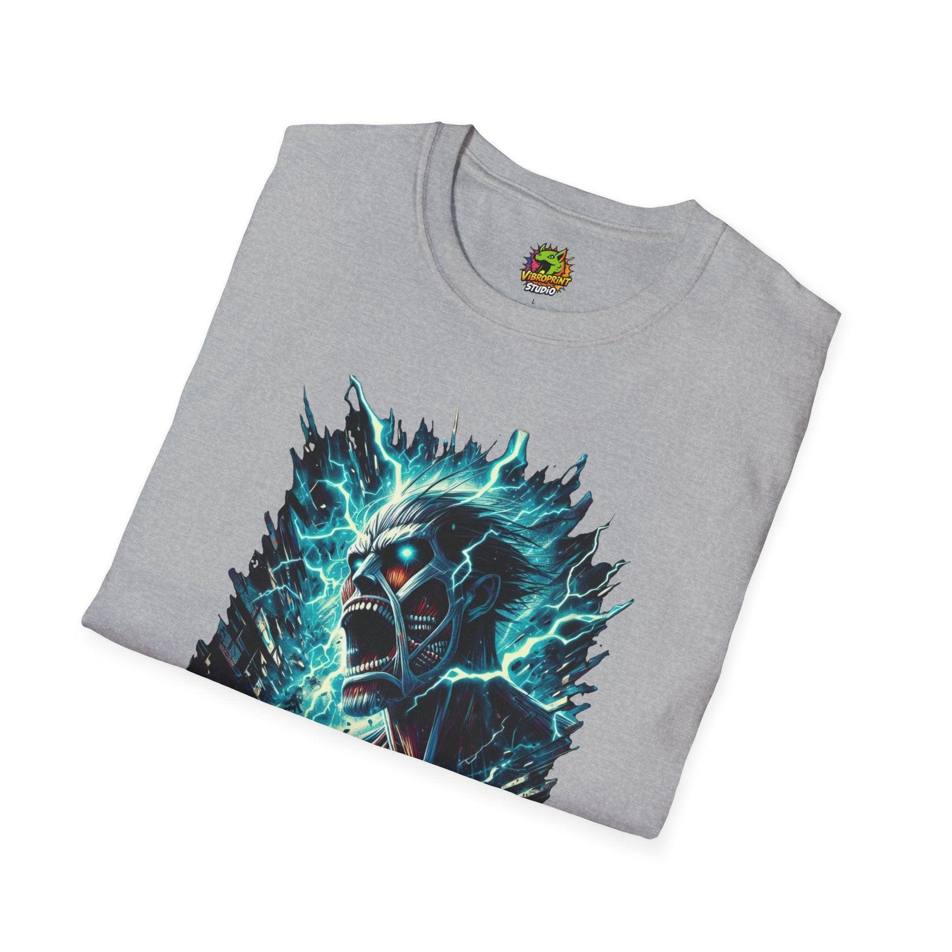 on - Eren Yeager Titan’s Determination Tee | Attack on Titan Shirt | - premium material. limited stock. Order yours now and stand out with this exclusive piece!