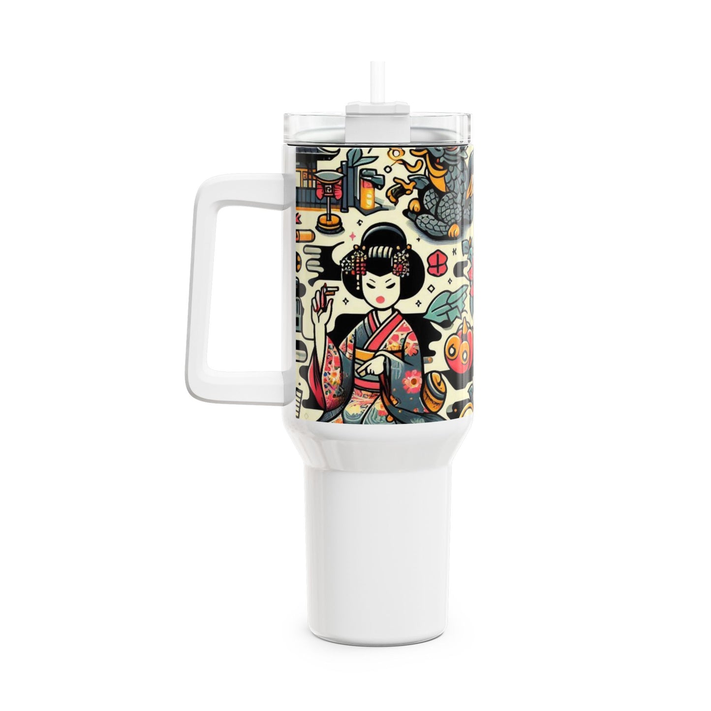 | - Stanley cup | Anime and Comic Geek Drinkware | Colorful Cartoon Tumbler - custom-made. limited stock. Order yours now and stand out with this exclusive piece!