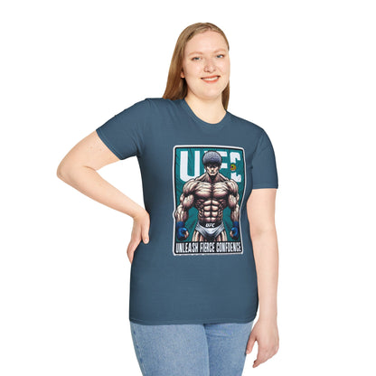 UFC T Shirt | Unleash Fierce Confidence | UFC Tee for Gym and Baki Anime Fans