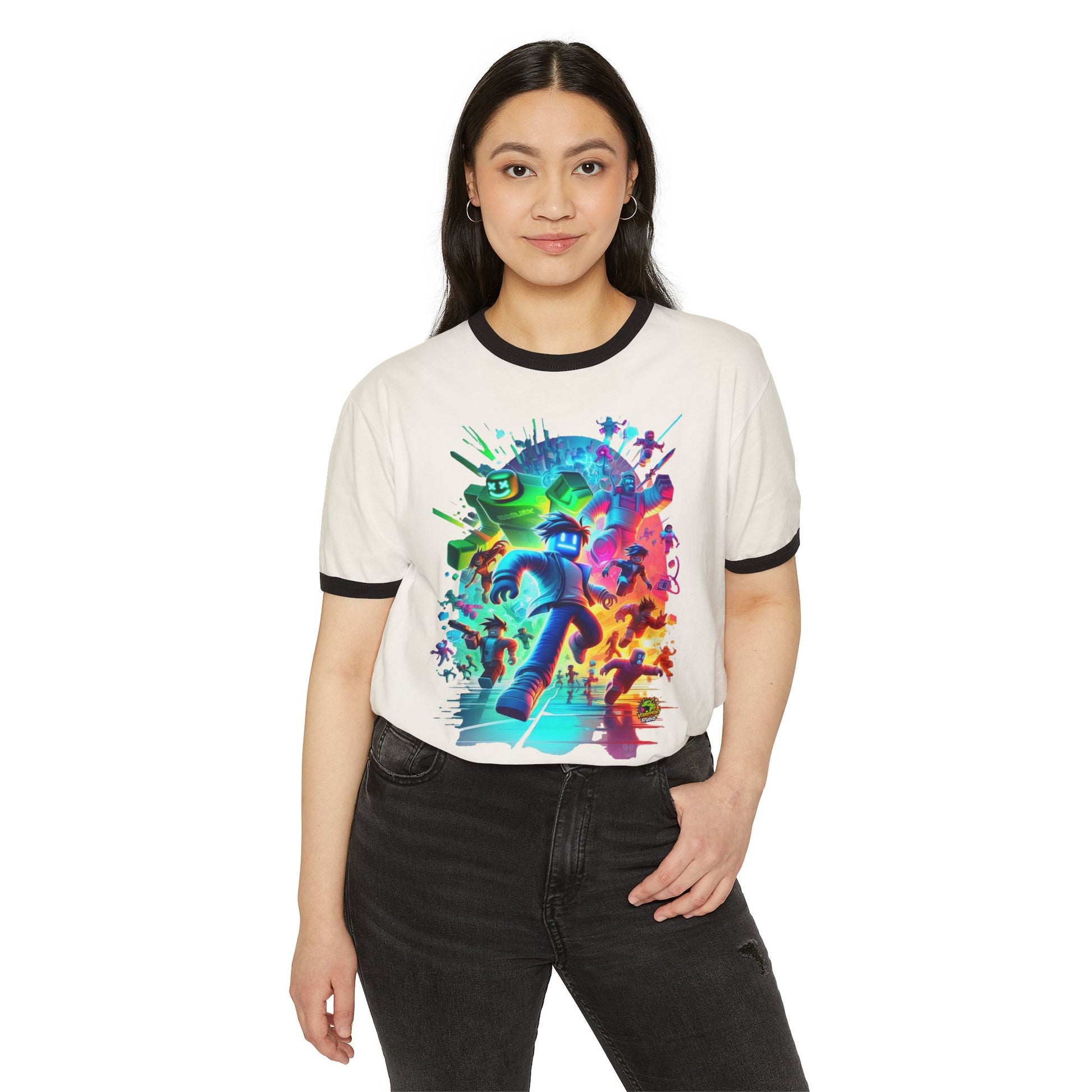 Roblox T Shirt for All Ages | Roblox Adventure Tee | Roblox Fan Graphic T Shirt - High Quality Image