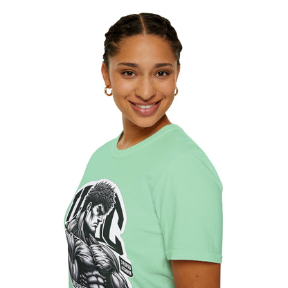 UFC T Shirt | Unleash Fierce Confidence | UFC Tee with Baki Anime T Shirt Inspiration