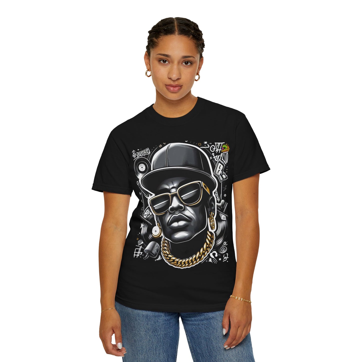 Icon - Urban Graffiti Hip-Hop Icon Rapper Merch | Caricature Style T-Shirt - premium material. perfect gift idea. Order yours now and stand out with this exclusive piece!