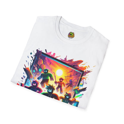 Boys - Roblox Adventure T-Shirt for Boys & Girls | Roblox Graphic Tee | Roblox Kids Clothing | Great Roblox Gift - premium material. limited stock. Order yours now and stand out with this exclusive piece!