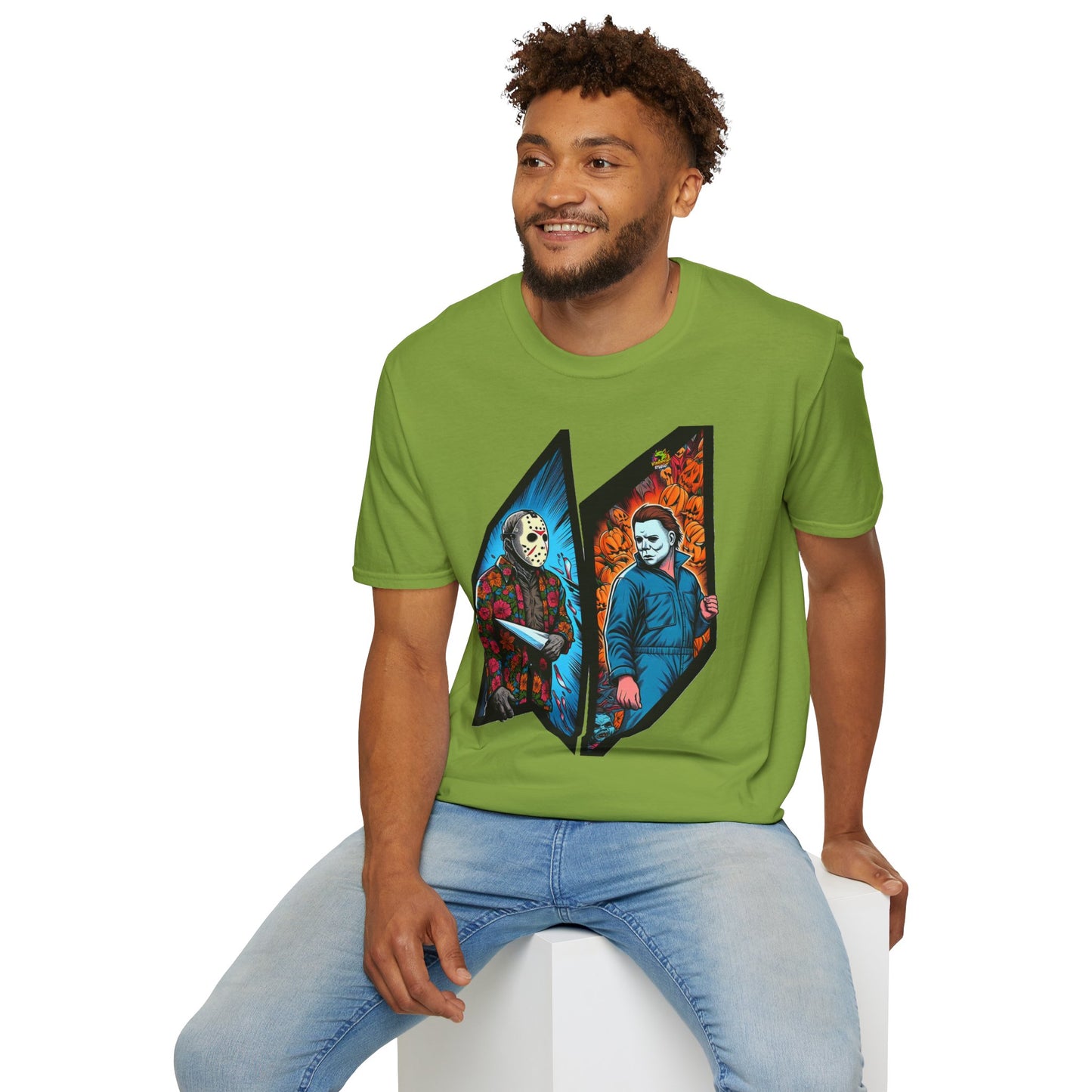 Jason Voorhees & Michael Myers Funny Halloween Shirt