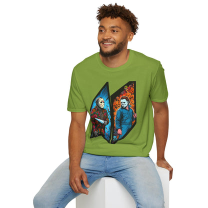 Jason Voorhees & Michael Myers Funny Halloween Shirt