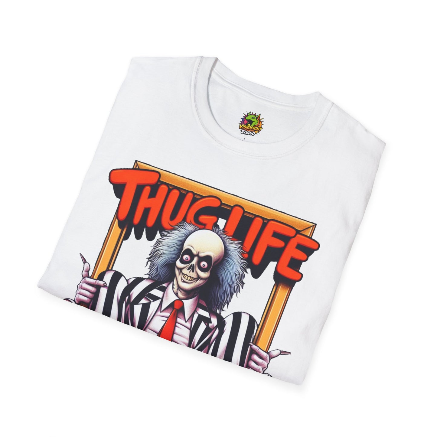 high-quality - Beetlejuice Shirt | Halloween Thug Life Tee | Classic Beetlejuice Graphic T-Shirt for Adults - premium material. limited stock. Order yours now and stand out with this exclusive piece!