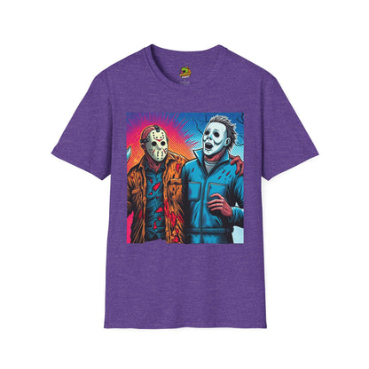 Vintage - Jason Voorhees & Michael Myers Shirt | Funny Vintage Halloween Tee - custom-made. limited stock. Order yours now and stand out with this exclusive piece!