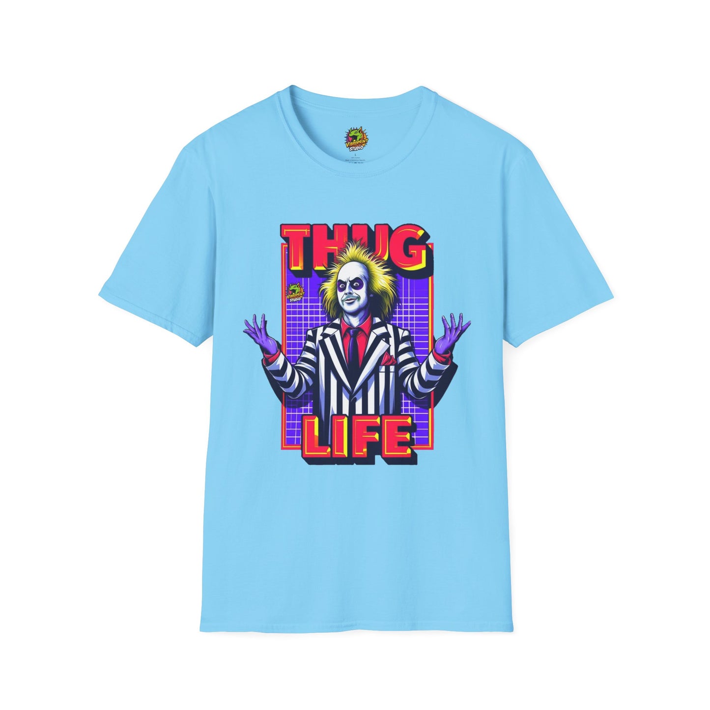 Tee - Beetlejuice Shirt | Halloween Thug Life Tee | Classic Beetlejuice Graphic T-Shirt - premium material. limited stock. Order yours now and stand out with this exclusive piece!