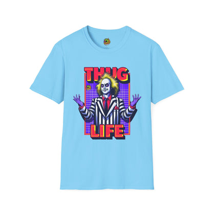 Tee - Beetlejuice Shirt | Halloween Thug Life Tee | Classic Beetlejuice Graphic T-Shirt - premium material. limited stock. Order yours now and stand out with this exclusive piece!