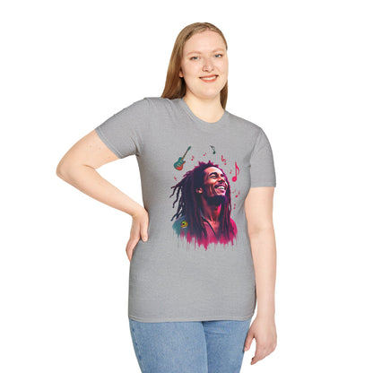 Bob - Bob Marley T-Shirt - Vibrant Rasta Revolution - premium material. perfect gift idea. Order yours now and stand out with this exclusive piece!