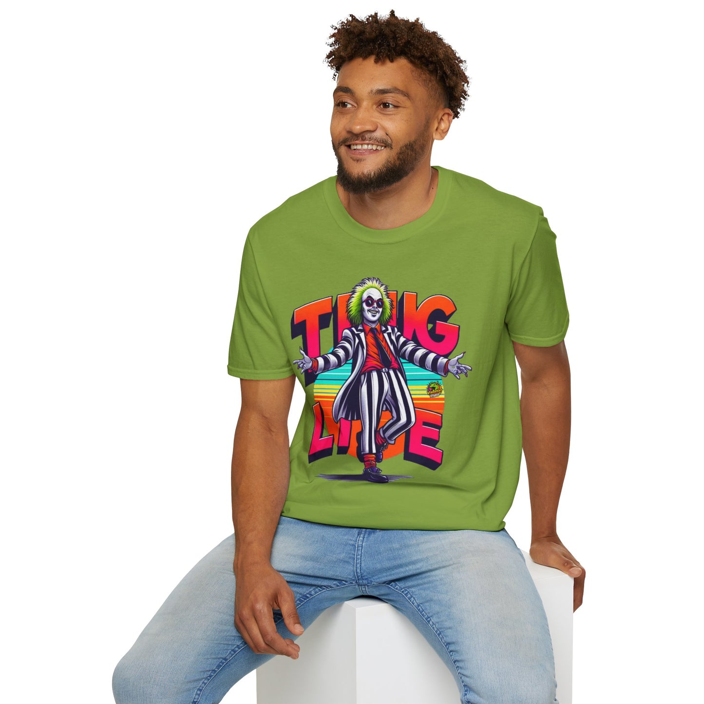 high-quality - Beetlejuice Shirt | Funny Thug Life Halloween Tee | Classic Beetlejuice T-Shirt for Fans - custom-made. limited stock. Order yours now and stand out with this exclusive piece!