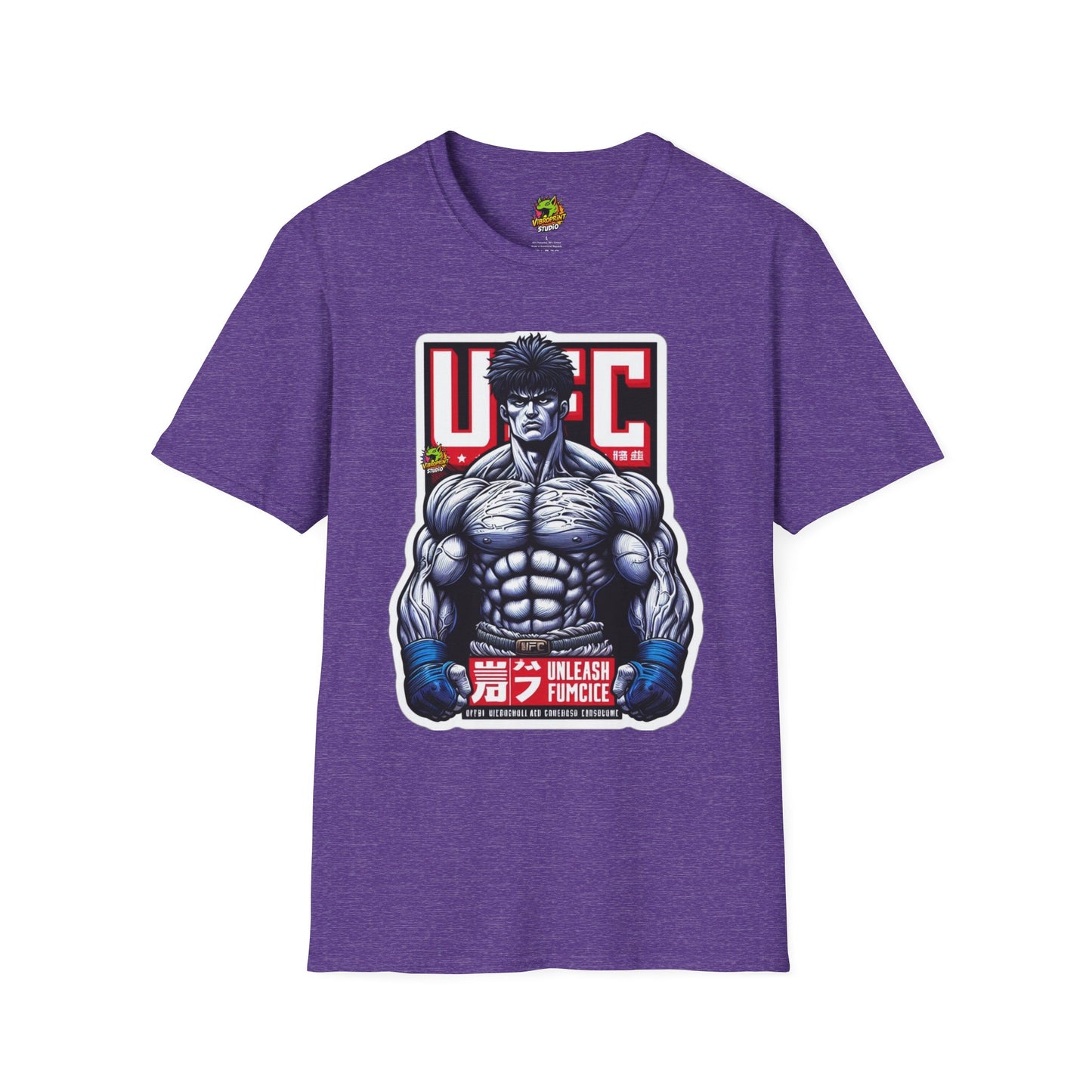 Fierce - UFC T Shirt | Unleash Fierce Confidence | Motivational UFC Tee with Baki Anime Strength - custom-made. perfect gift idea. Order yours now and stand out with this exclusive piece!