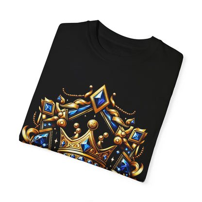 Luxurious - Royal Gold Chains & Crown Rapper Merch | Luxurious Hip-Hop T-Shirt - premium material. perfect gift idea. Order yours now and stand out with this exclusive piece!