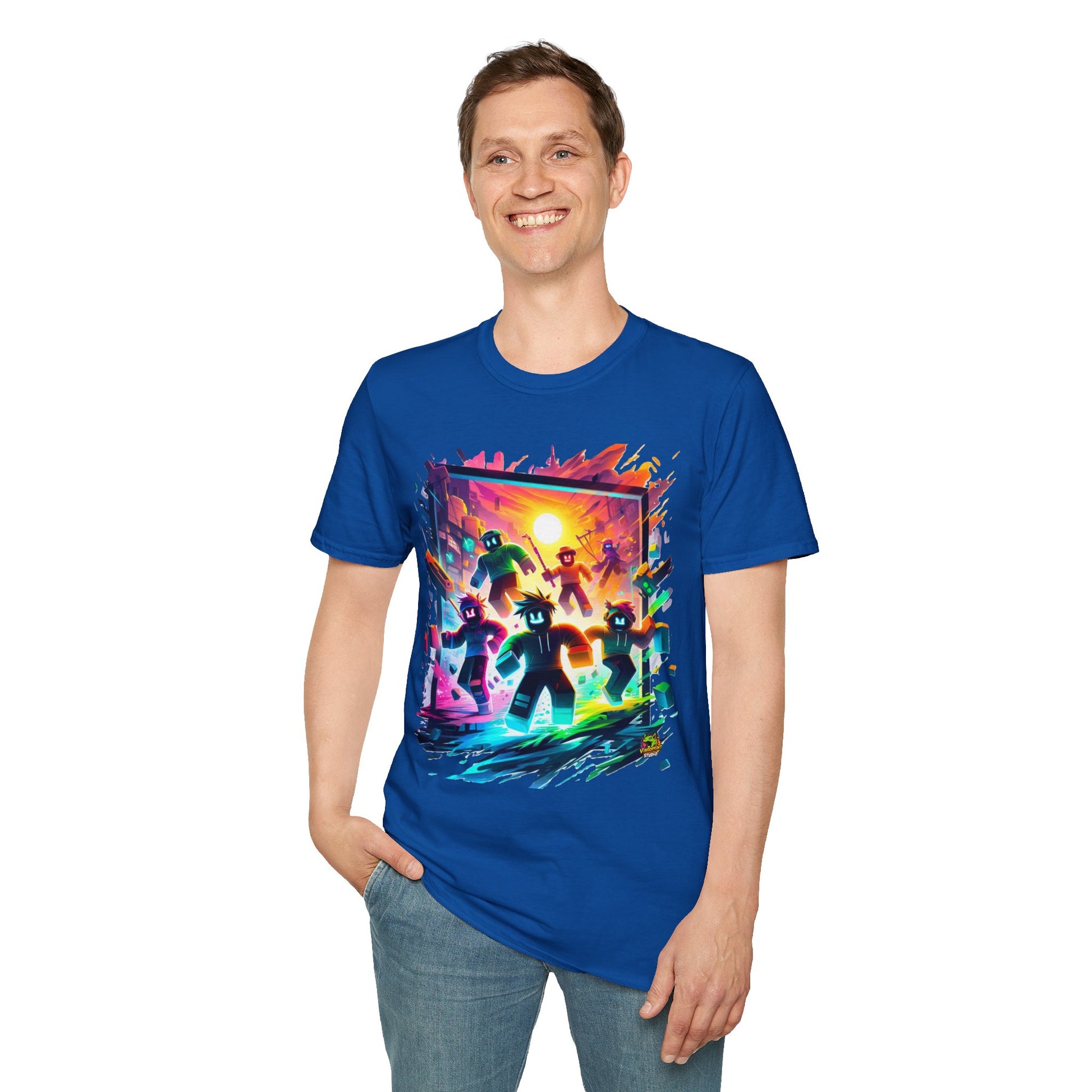 Roblox - Roblox Adventure T-Shirt for Boys & Girls | Roblox Graphic Tee | Roblox Kids Clothing | Great Roblox Gift - custom-made. limited stock. Order yours now and stand out with this exclusive piece!