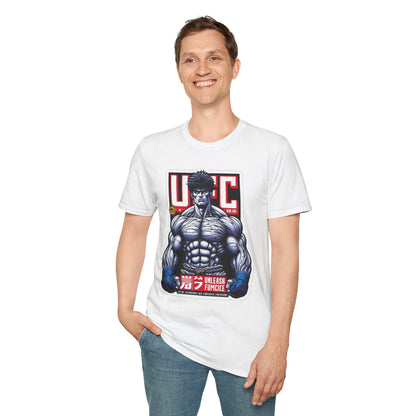 Strength - UFC T Shirt | Unleash Fierce Confidence | Motivational UFC Tee with Baki Anime Strength - custom-made. limited stock. Order yours now and stand out with this exclusive piece!