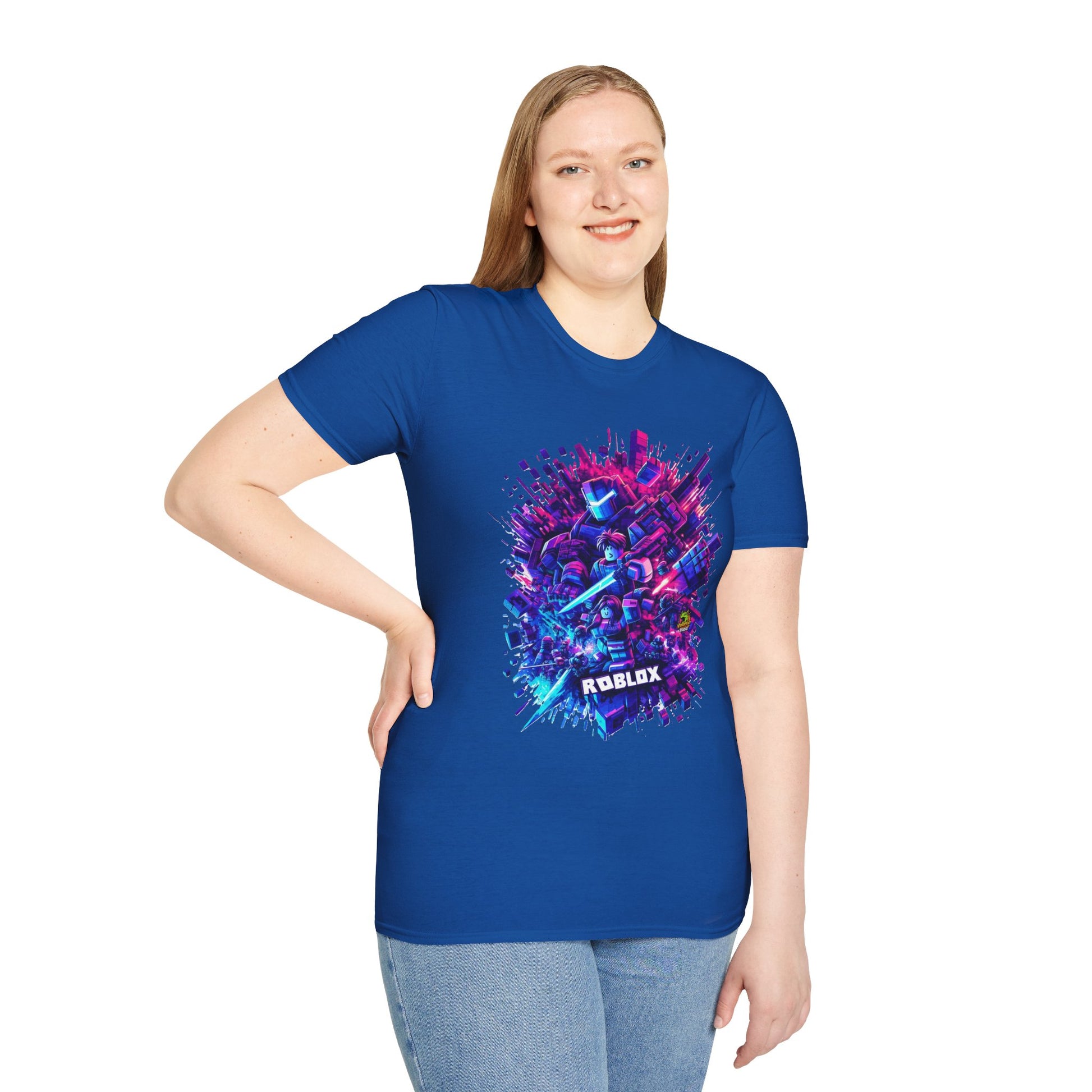 Universe - Roblox T-Shirt - Blocky Universe - premium material. limited stock. Order yours now and stand out with this exclusive piece!