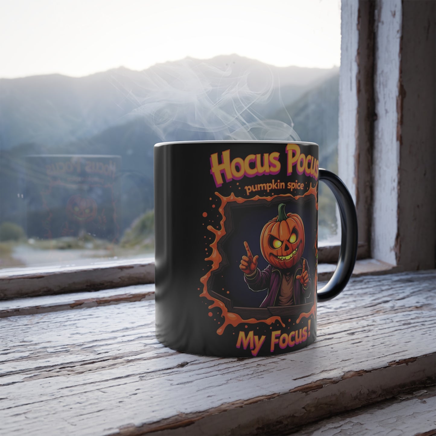 Mug - Hocus Pocus Mug | Magic for Travelers | Travel Mug | Color Changing - premium material. perfect gift idea. Order yours now and stand out with this exclusive piece!