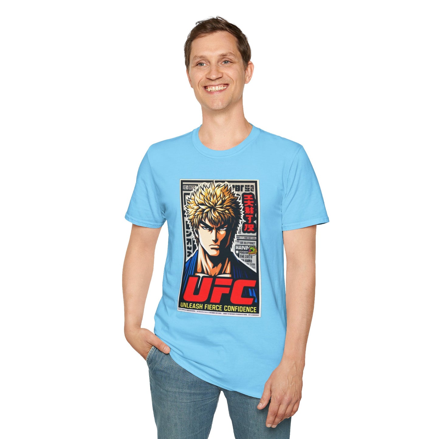 UFC T Shirt | Unleash Fierce Confidence | UFC Tee for Gym Inspired by Baki