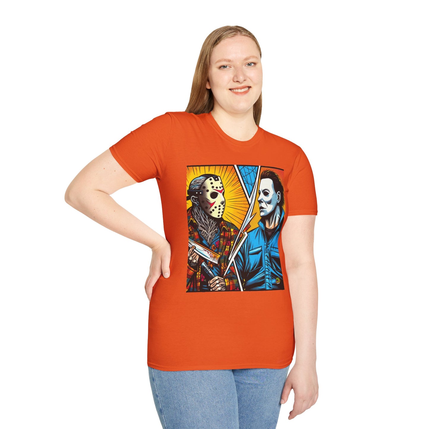 Jason & Michael Halloween Shirt | Funny Vintage Horror Tee