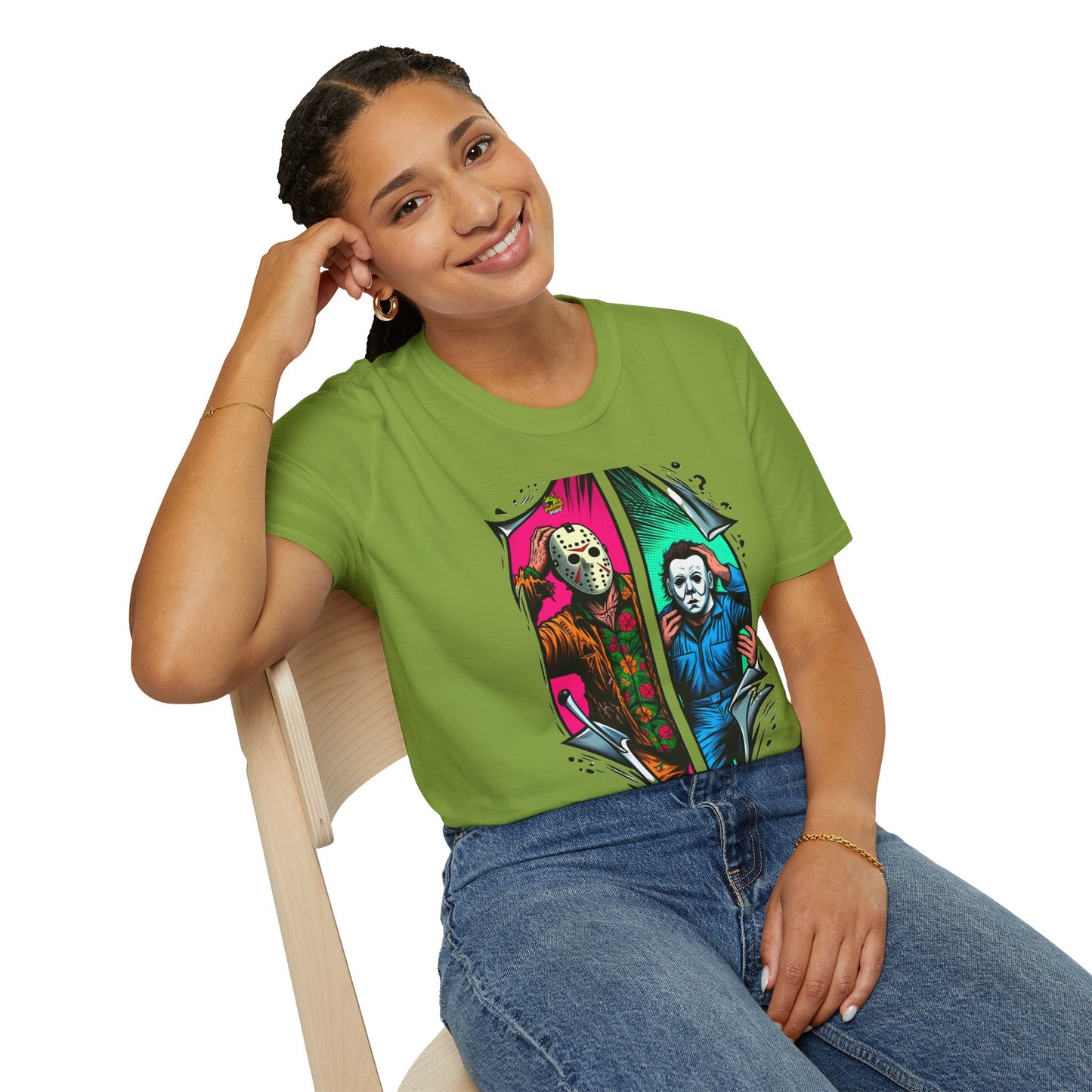 Michael Myers Vintage Shirt | Jason Voorhees Funny Picnic Scene Tee