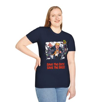 Tee - They're Eating the Dogs Shirt | Trump Election Humor Tee | Funny Political T-Shirt - custom-made. perfect gift idea. Order yours now and stand out with this exclusive piece!