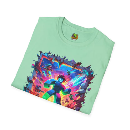 Cool Roblox T-Shirt for Boys & Girls | Roblox Avatar Tee | Roblox Game Shirt | Fun Roblox Clothing for Kids