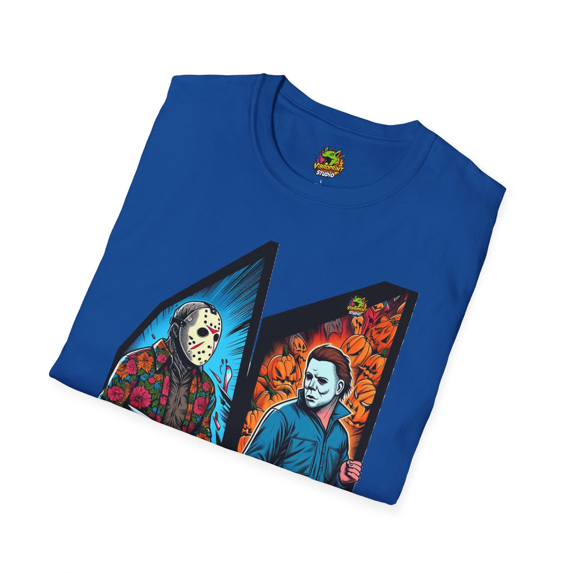 product - Jason Voorhees & Michael Myers Funny Halloween Shirt - premium material. perfect gift idea. Order yours now and stand out with this exclusive piece!