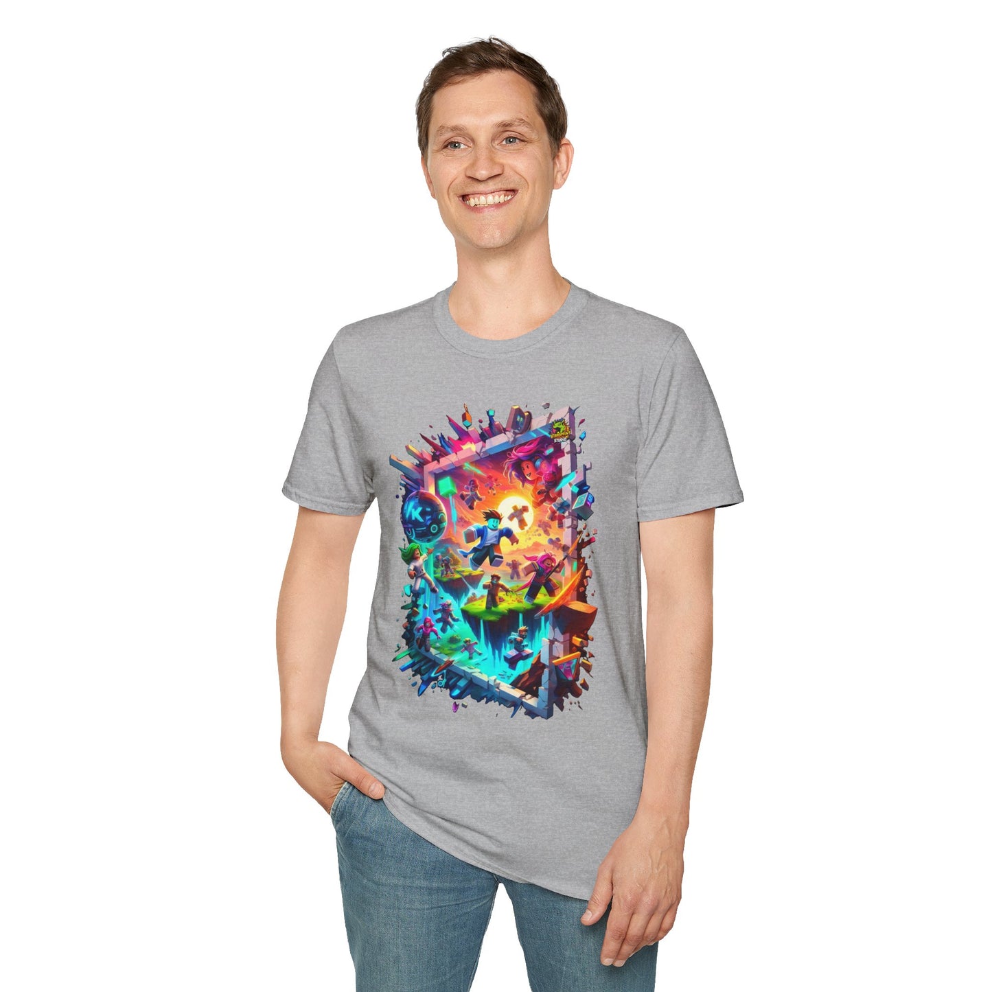 | - Unique Roblox Gamer T-Shirt for Boys & Girls | Roblox Graphic Tee | Roblox Inspired Shirt | Cool Gift for Roblox Players - custom-made. limited stock. Order yours now and stand out with this exclusive piece!