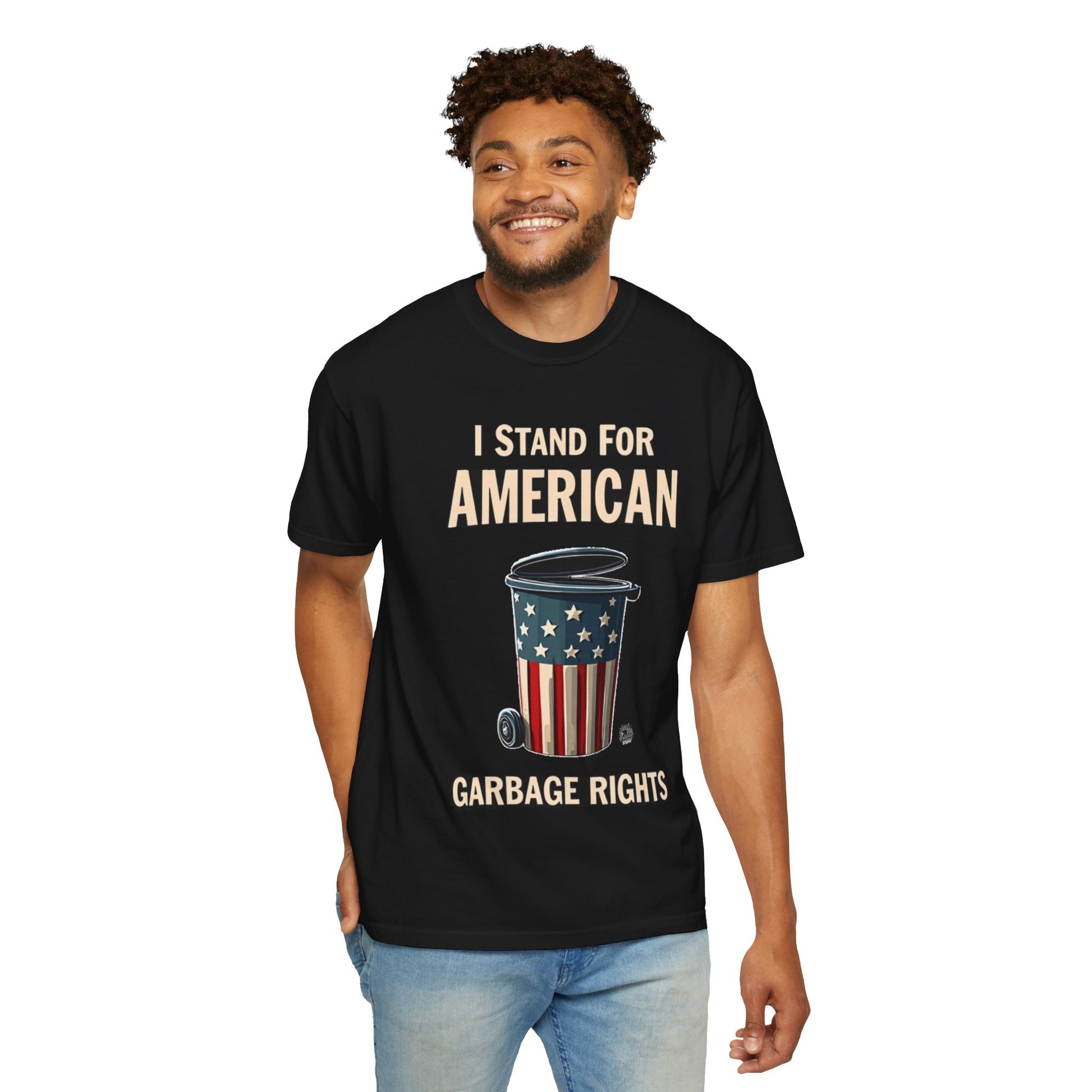 Patriotic - Garbage Rights T-Shirt - Patriotic Statement Trump Campaign Tee, Stand for Freedom and Humor - custom-made. perfect gift idea. Order yours now and stand out with this exclusive piece!