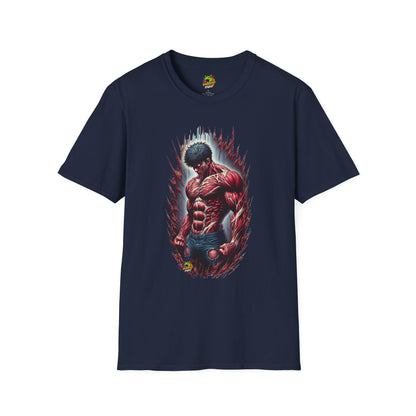 Gym - UFC T Shirt | Unleash Fierce Confidence | UFC Tee with Baki Anime Influence for Gym Lovers - premium material. limited stock. Order yours now and stand out with this exclusive piece!