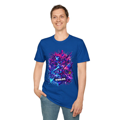 T-Shirt - Roblox T-Shirt - Blocky Universe - custom-made. perfect gift idea. Order yours now and stand out with this exclusive piece!