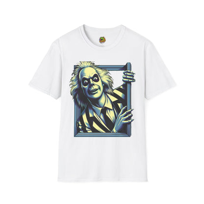 Beetlejuice - Beetlejuice Shirt | Halloween Horror Comedy Tee | Classic Beetlejuice Graphic T-Shirt | Fun Halloween Clothing - premium material. limited stock. Order yours now and stand out with this exclusive piece!