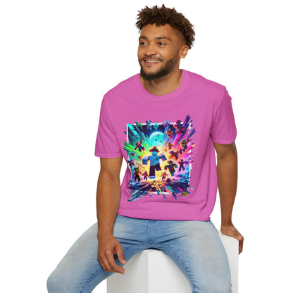 Cool Roblox Adventure Tee for Kids | Roblox Graphic T-Shirt | Roblox Clothing for Boys & Girls | Fun Gift for Roblox Fans