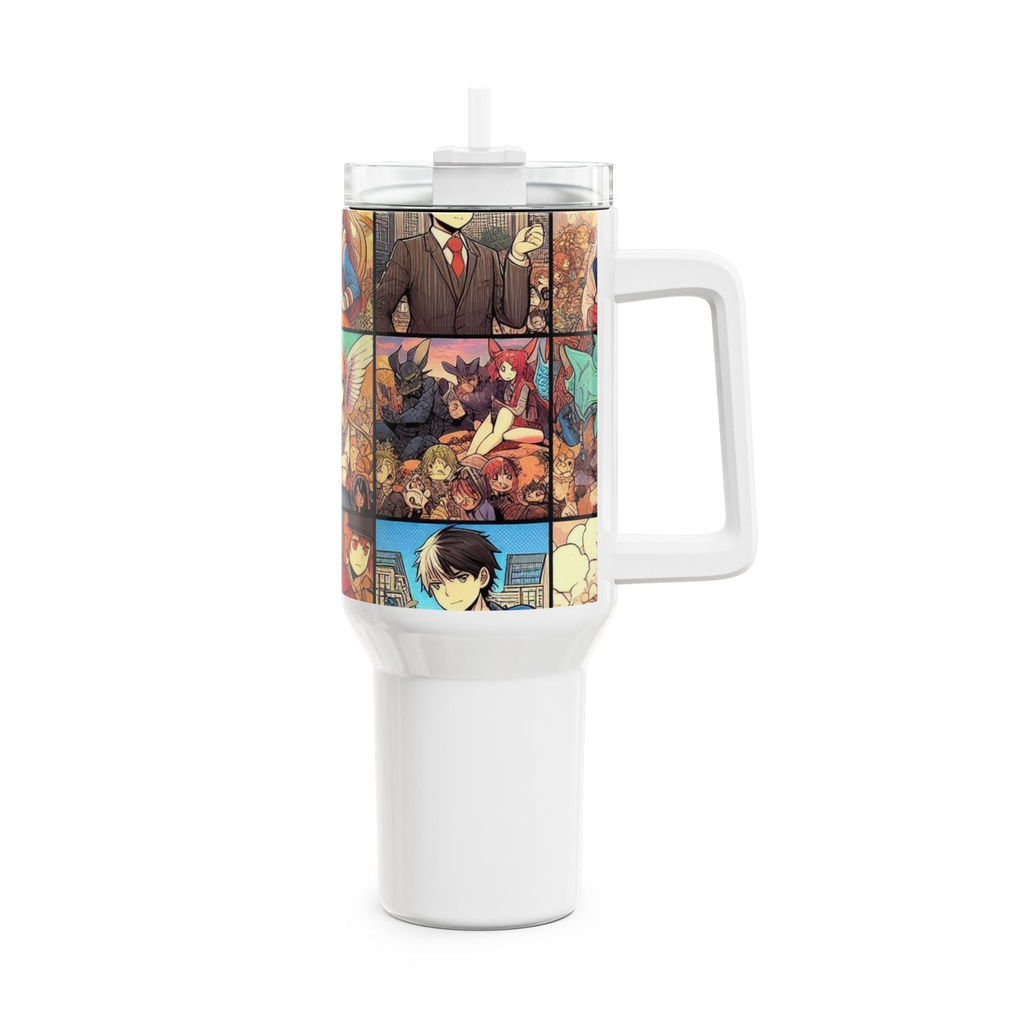 | - Stanley cup | Comics and Anime Themed Drinkware for Geeks | Colorful Tumbler - premium material. perfect gift idea. Order yours now and stand out with this exclusive piece!