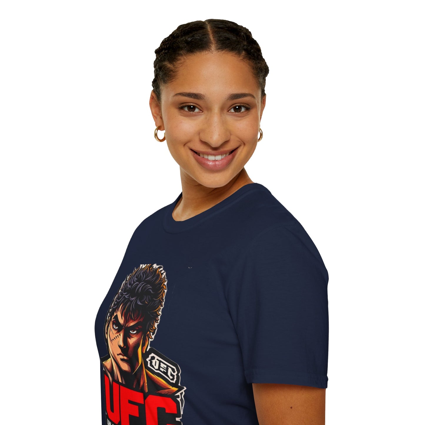 Unleash - UFC T Shirt | Unleash Fierce Confidence | Motivational UFC Tee with Baki Anime Elements - custom-made. limited stock. Order yours now and stand out with this exclusive piece!