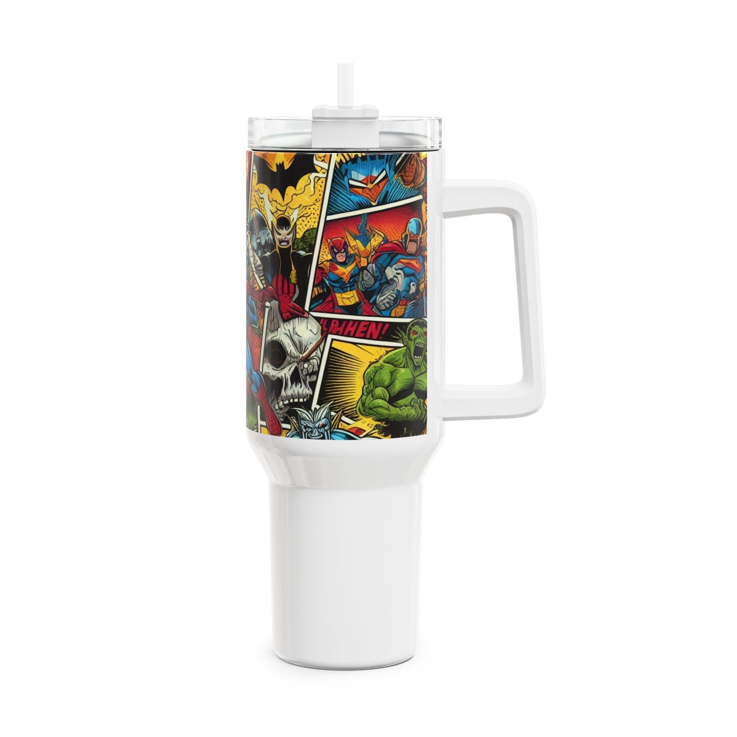 Pop - Stanley Comics Themed Tumbler | Colorful Drinkware for Anime and Pop Culture Fans | Geek Tumbler - custom-made. limited stock. Order yours now and stand out with this exclusive piece!