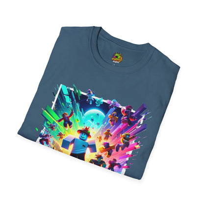 Cool Roblox Adventure Tee for Kids | Roblox Graphic T-Shirt | Roblox Clothing for Boys & Girls | Fun Gift for Roblox Fans