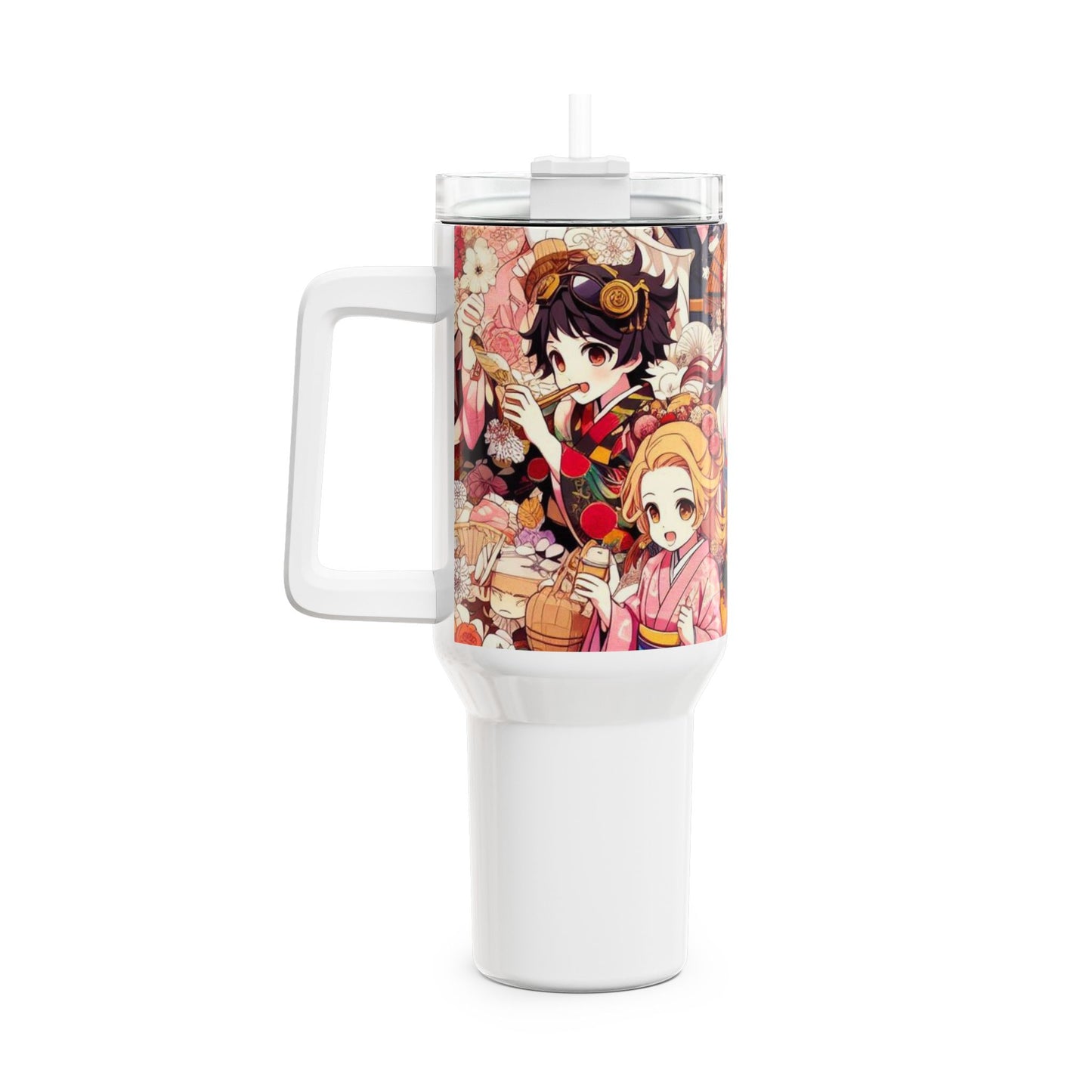 Fans - Stanley cup | Geek Themed Drinkware for Anime and Gaming Fans - premium material. limited stock. Order yours now and stand out with this exclusive piece!